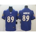 Baltimore Ravens #89 Mark Andrews Blue Vapor Untouchable Limited Jersey