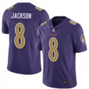 Baltimore Ravens #8 Lamar Jackson Purple Color Rush Limited Stitched Jersey