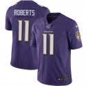 Baltimore Ravens #11 Seth Roberts Purple 100th Season Limited Stitched Jersey