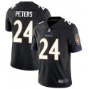 Baltimore Ravens #24 Marcus Peters Black Vapor Untouchable Jersey