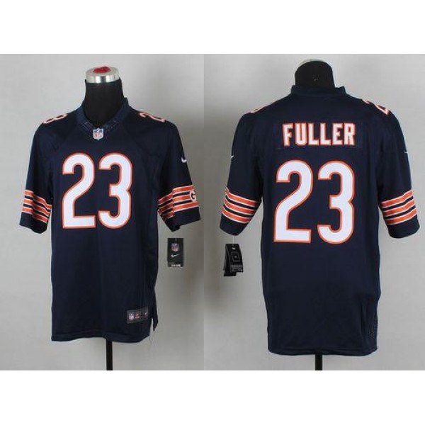 Bears #23 Kyle Fuller Navy Blue Team Color Stitched Limited Nike Jersey
