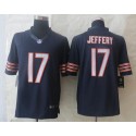 Bears #17 Alshon Jeffery Navy Blue Team Color Stitched Limited Nike Jersey