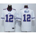 Bills #12 Jim Kelly White Stitched Limited Nike Jersey