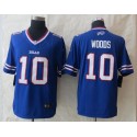 Bills #10 Robert Woods Royal Blue Team Color Stitched New Limited Nike Jersey