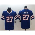 Bills #27 Tre'Davious White Royal Vapor Untouchable Limited Stitched Jersey
