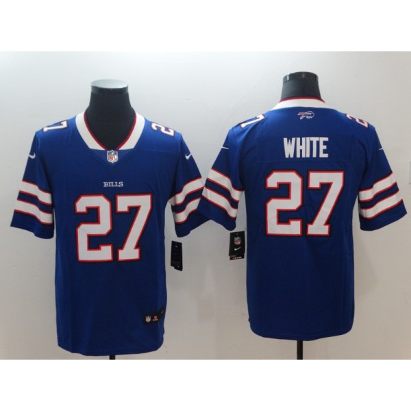 Bills #27 Tre'Davious White Royal Vapor Untouchable Limited Stitched Jersey