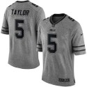 Bills #5 Tyrod Taylor Gray Stitched Limited Gridiron Gray Nike Jersey