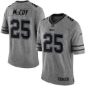 Bills #25 LeSean McCoy Gray Stitched Limited Gridiron Gray Nike Jersey