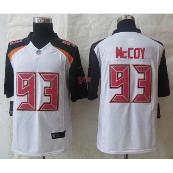 Buccaneers #93 Gerald McCoy White Stitched New Limited Nike Jersey