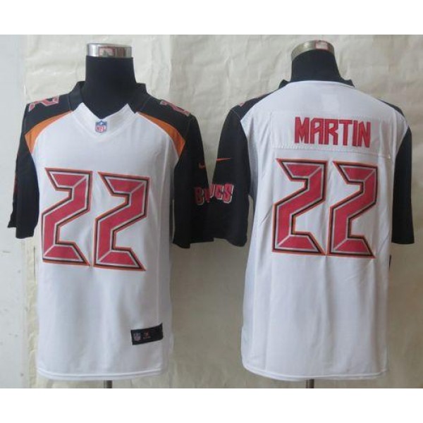 Buccaneers #22 Doug Martin White Stitched New Limited Nike Jersey
