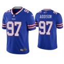 Buffalo Bills #97 Mario Addison Blue Vapor Untouchable Limited Stitched Jersey
