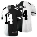Buffalo Bills #14 Stefon Diggs Black White Split Vapor Untouchable Limited Stitched Jersey