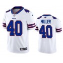 Buffalo Bills #40 Von Miller White Vapor Untouchable Limited Stitched Jersey