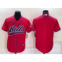 Buffalo Bills Blank Pink Stitched Jersey