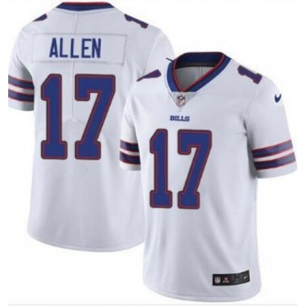 Buffalo Bills #17 Josh Allen White Vapor Untouchable Limited Stitched Jersey