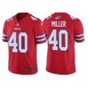 Buffalo Bills #40 Von Miller Red Vapor Untouchable Limited Stitched Jersey
