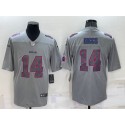 Buffalo Bills #14 Stefon Diggs Gray With Patch Atmosphere Fashion Stitched Jersey