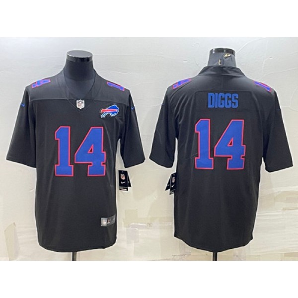 Buffalo Bills #14 Stefon Diggs Black Vapor Untouchable Limited Stitched Jersey