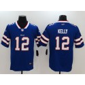 Buffalo Bills #12 Jim Kelly Blue Vapor Untouchable Limited Jersey