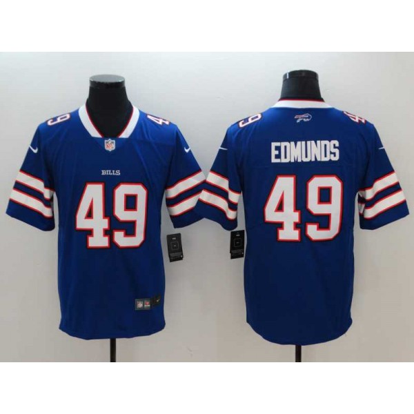 Buffalo Bills #49 Tremaine Edmunds Blue Vapor Untouchable Limited Stitched Jersey