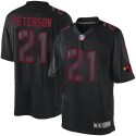 Cardinals #21 Patrick Peterson Black Stitched Impact Limited Nike Jersey