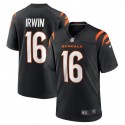 Cincinnati Bengals #16 Trenton Irwin Black Stitched Game Jersey