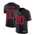 49ers Customized Black Vapor Untouchable Limited Stitched Jersey