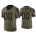 Arizona Cardinals Customized 2021 Olive Salute To Service Limited Stitched Jersey