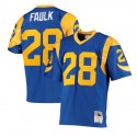 Los Angeles Rams Customized Blue Mitchell Ness Stitched Jersey