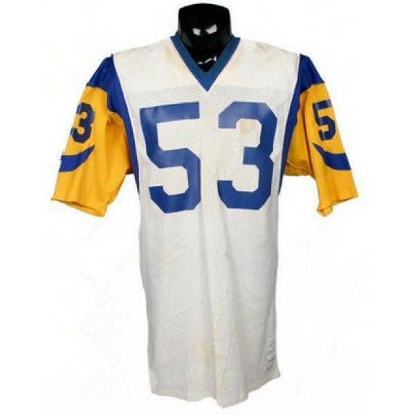Los Angeles Rams Customized White Stitched Baseball Jersey