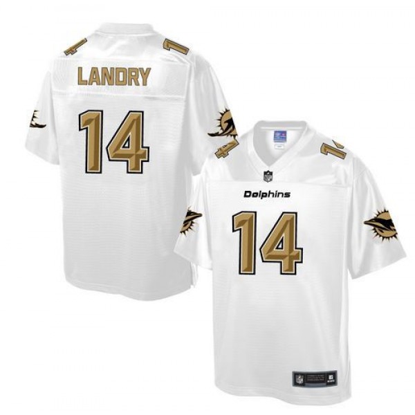 Dolphins #14 Jarvis Landry White Pro Line Fashion Game Nike Jersey