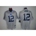 Indianapolis Colts #12 Andrew Luck Gray Limited Stitched Jersey