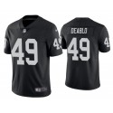 Las Vegas Raiders #49 Divine Deablo Draft Black Vapor Untouchable Limited Stitched Jersey