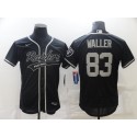 Las Vegas Raiders #83 Darren Waller Black Flex Base Stitched Jersey