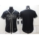 Las Vegas Raiders Blank Black Flex Base Stitched Jersey
