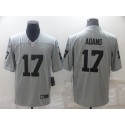 Las Vegas Raiders #17 Davante Adams Grey Limited Stitched Jersey