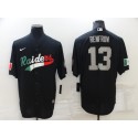 Las Vegas Raiders #13 Hunter Renfrow Black Mexico Stitched Jersey
