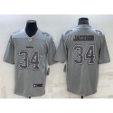Las Vegas Raiders #34 Bo Jackson Gray Atmosphere Fashion Stitched Jersey