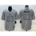 Las Vegas Raiders #83 Darren Waller Gray With Patch Atmosphere Fashion Stitched Jersey