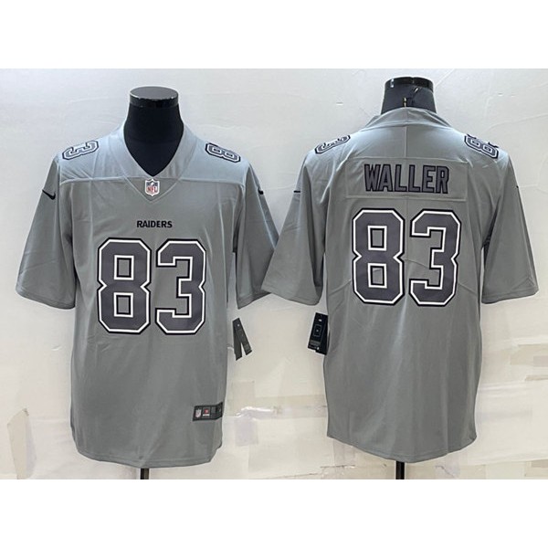 Las Vegas Raiders #83 Darren Waller Gray Atmosphere Fashion Stitched Jersey