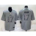 Las Vegas Raiders #17 Davante Adams Gray With Patch Atmosphere Fashion Stitched Jersey