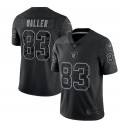 Las Vegas Raiders #83 Darren Waller Black Reflective Limited Stitched Football Jersey