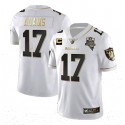 Las Vegas Raiders #17 Davante Adams White With C Patch Stitched Jersey