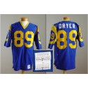 Los Angeles Rams # 89 Fred Dryer Blue Stitched Jersey
