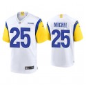 Los Angeles Rams #25 Sony Michel White Stitched Jersey