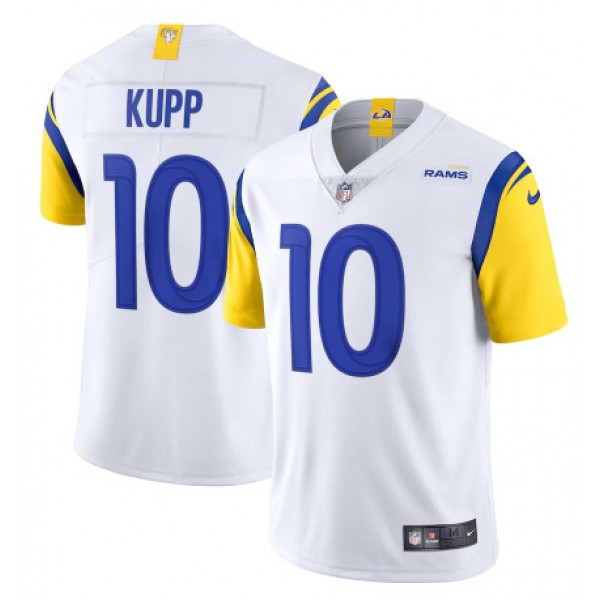 Los Angeles Rams #10 Cooper Kupp 2021 White Vapor Untouchable Limited Alternate Stitched Jersey