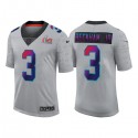 Los Angeles Rams #3 Odell Beckham Jr. Gray 2022 Super Bowl LVI Limited Stitched Jersey