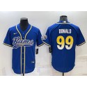 Los Angeles Rams #99 Aaron Donald Royal Cool Base Stitched Baseball Jersey