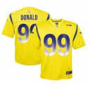 Los Angeles Rams #99 Aaron Donald Gold Stitched Game Jersey