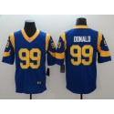Los Angeles Rams #99 Aaron Donald Royal Blue Vapor Untouchable Limited Stitched Jersey